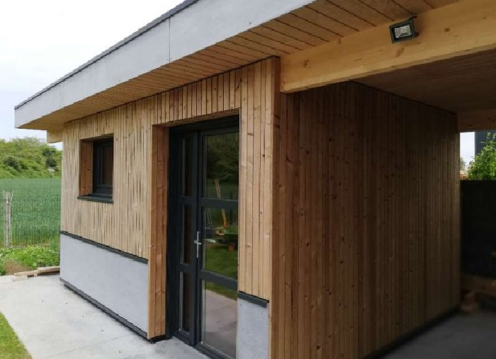 Studio de jardin PÉRICHARPENTE, Gwenaël Périchart, artisan charpentier depuis 25 ans dans la construction bois et la charpente